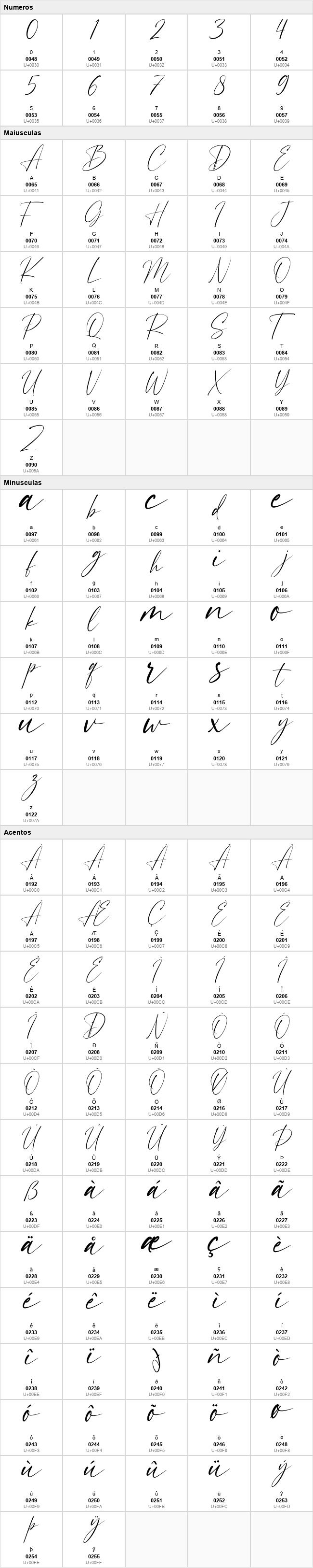 Beauty Handwriting