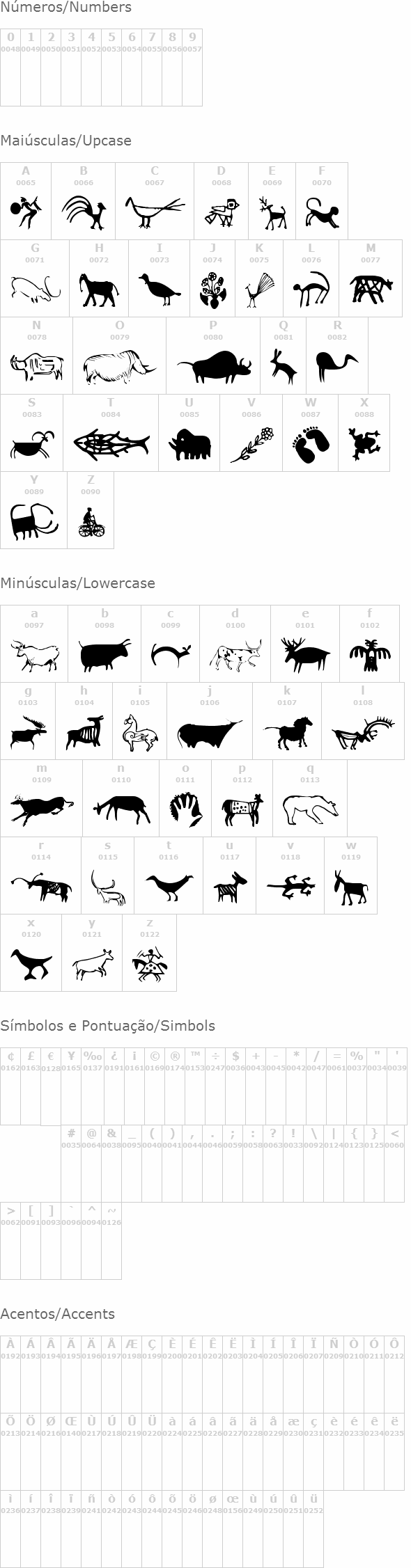 Cave Painting Dingbats
