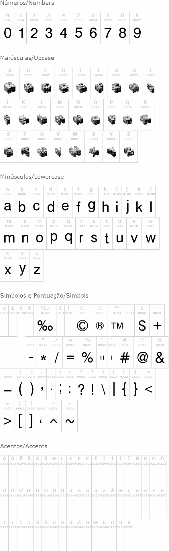 Cubefont