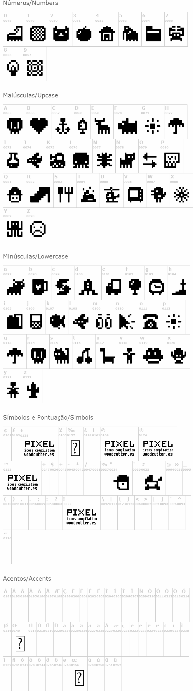 Pixel Icons Compilation