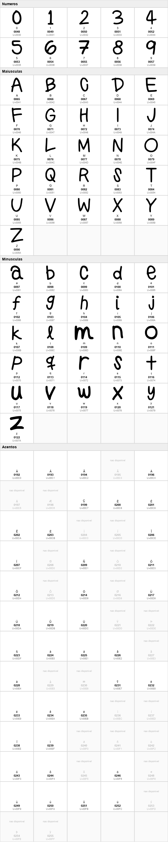 Preppy Girls Handwriting