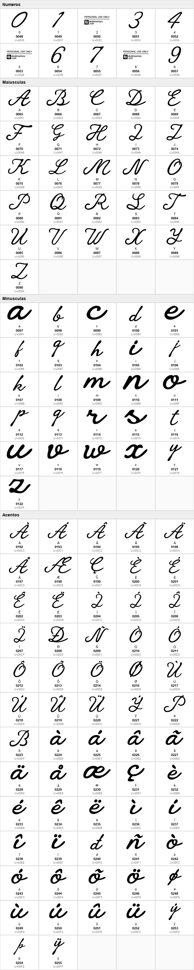 Salt Blue Script