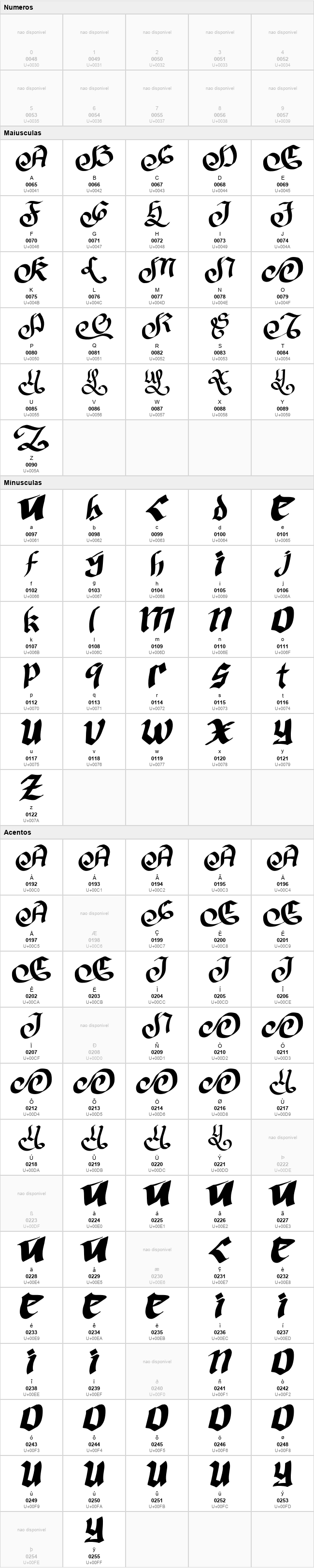 Valentine Blackletter